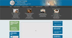 Desktop Screenshot of cowetaschools.org