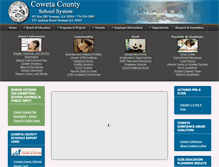 Tablet Screenshot of cowetaschools.org